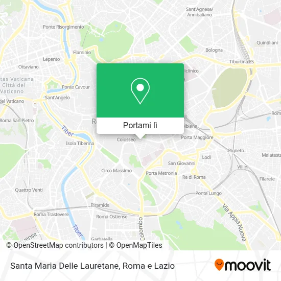 Mappa Santa Maria Delle Lauretane