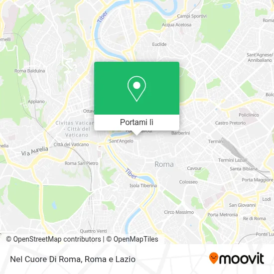 Mappa Nel Cuore Di Roma