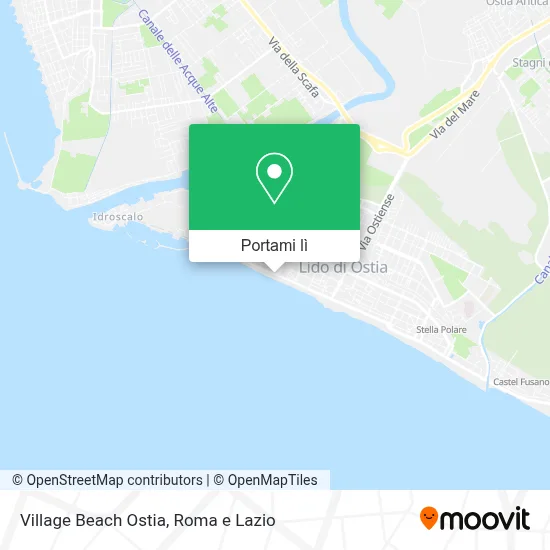 Mappa Village Beach Ostia