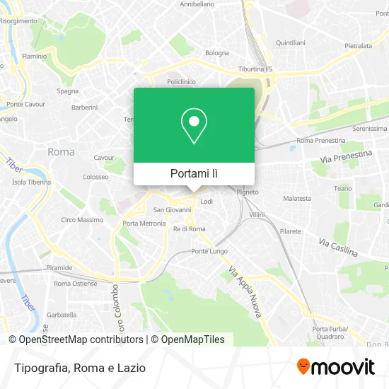 Mappa Tipografia