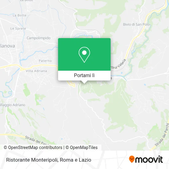 Mappa Ristorante Monteripoli