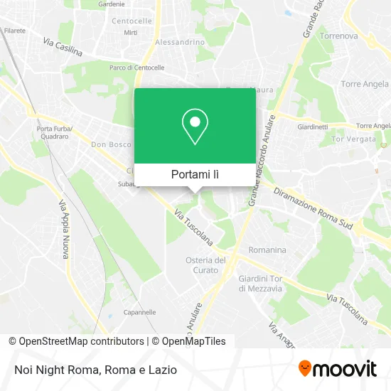 Mappa Noi Night Roma
