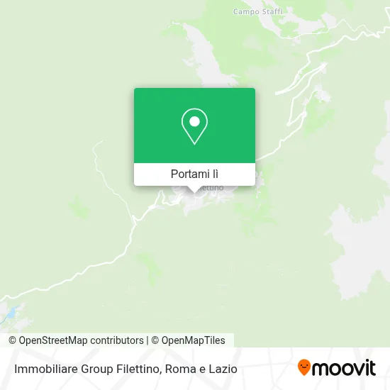 Mappa Immobiliare Group Filettino