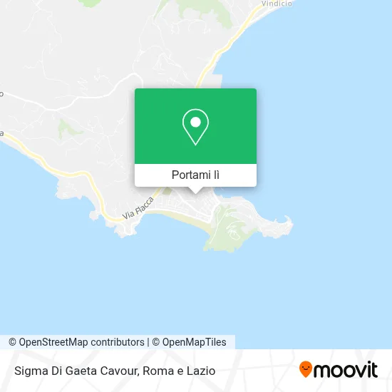Mappa Sigma Di Gaeta Cavour