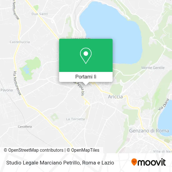 Mappa Studio Legale Marciano Petrillo