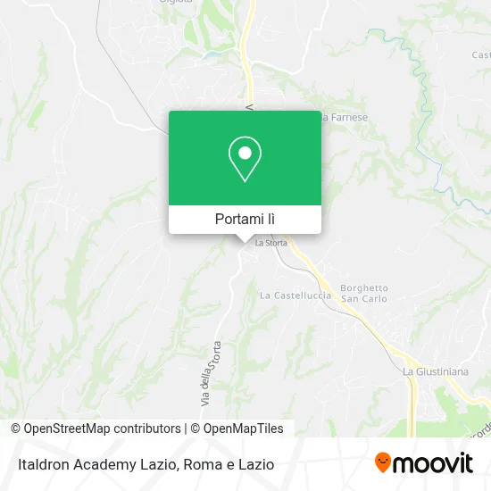 Mappa Italdron Academy Lazio