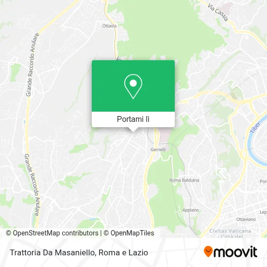 Mappa Trattoria Da Masaniello