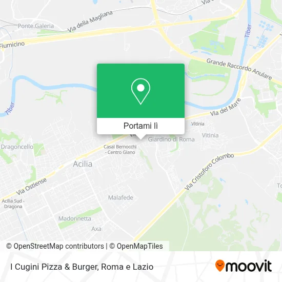 Mappa I Cugini Pizza & Burger