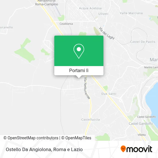 Mappa Ostello Da Angiolona