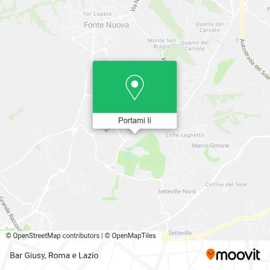 Mappa Bar Giusy
