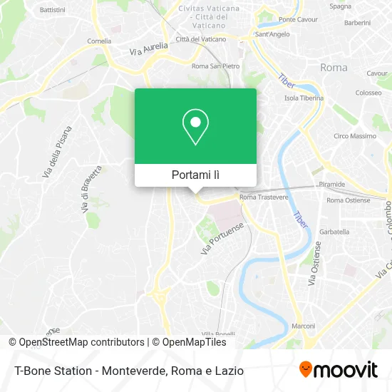 Mappa T-Bone Station - Monteverde