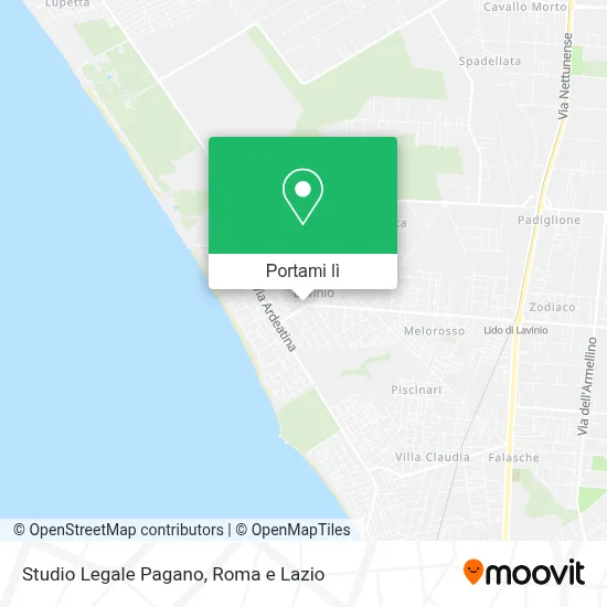 Mappa Studio Legale Pagano