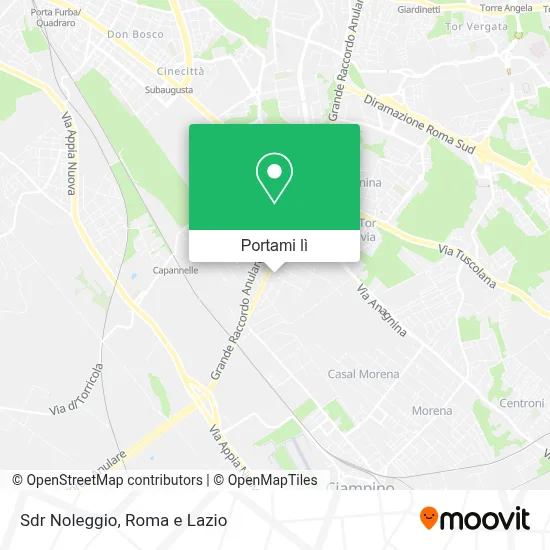 Mappa Sdr Noleggio