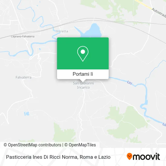 Mappa Pasticceria Ines Di Ricci Norma