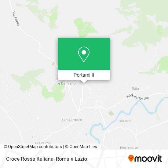 Mappa Croce Rossa Italiana