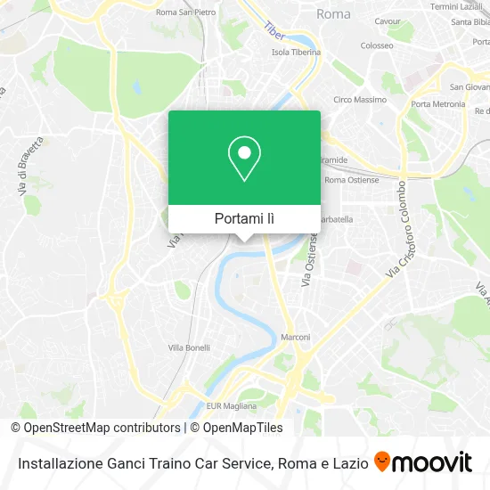 Mappa Installazione Ganci Traino Car Service
