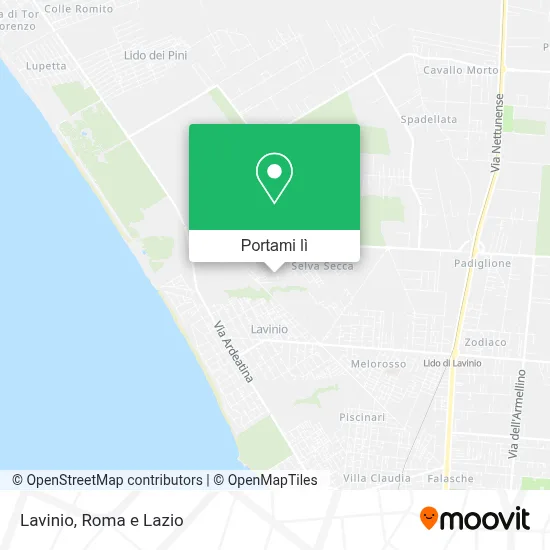 Mappa Lavinio