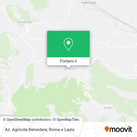 Mappa Az. Agricola Belvedere