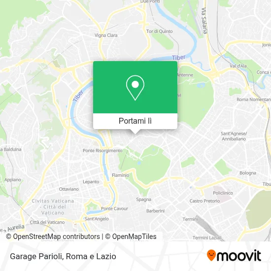 Mappa Garage Parioli