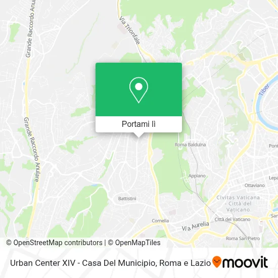 Mappa Urban Center XIV - Casa Del Municipio