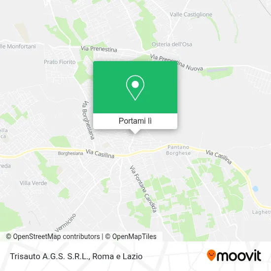 Mappa Trisauto A.G.S. S.R.L.