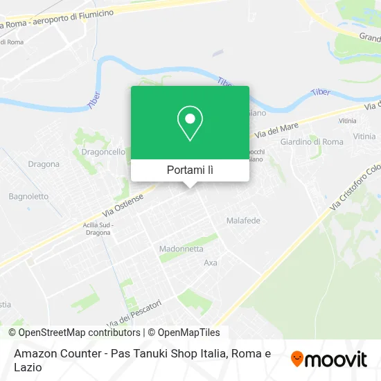 Mappa Amazon Counter - Pas Tanuki Shop Italia