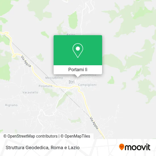 Mappa Struttura Geodedica