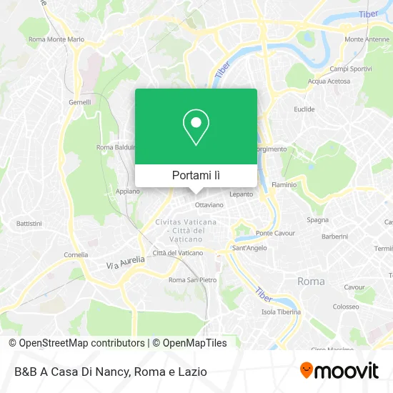 Mappa B&B A Casa Di Nancy