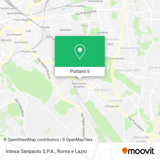Mappa Intesa Sanpaolo S.P.A.