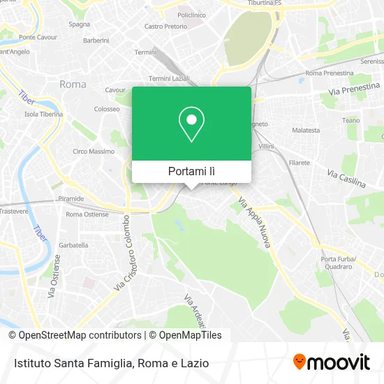 Mappa Istituto Santa Famiglia