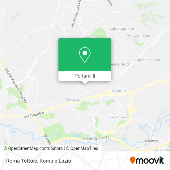 Mappa Roma Tettoie
