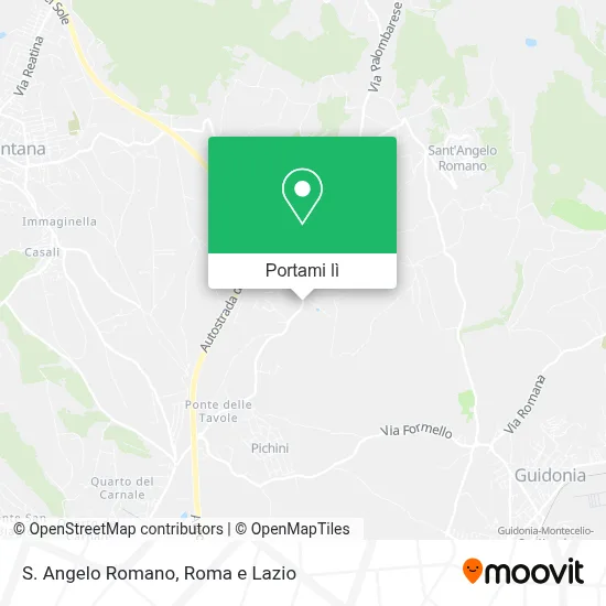 Mappa S. Angelo Romano