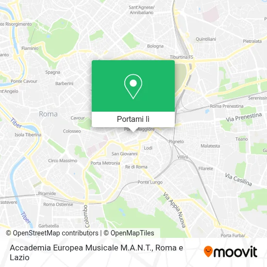 Mappa Accademia Europea Musicale M.A.N.T.