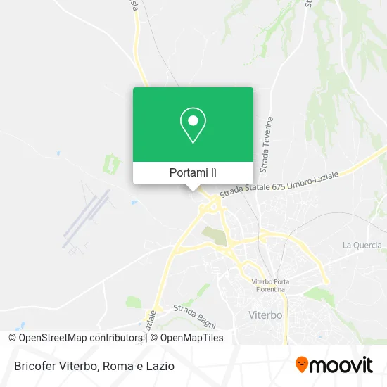 Mappa Bricofer Viterbo