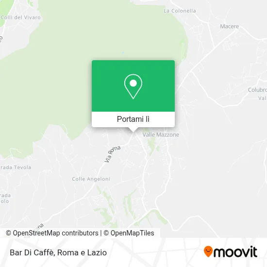 Mappa Bar Di Caffè