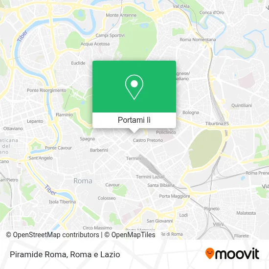 Mappa Piramide Roma