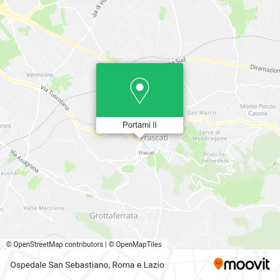 Mappa Ospedale San Sebastiano