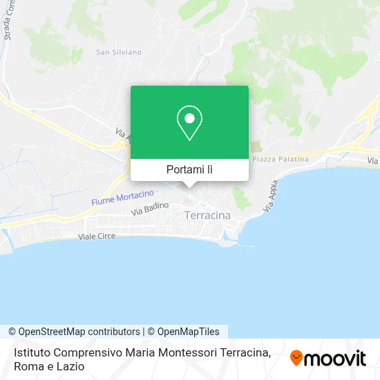 Mappa Istituto Comprensivo Maria Montessori Terracina