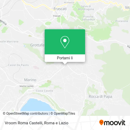 Mappa Vroom Roma Castelli