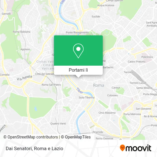 Mappa Dai Senatori