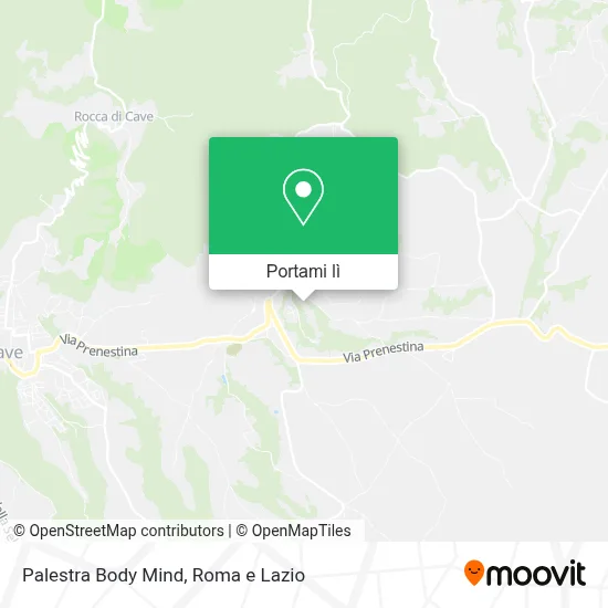 Mappa Palestra Body Mind