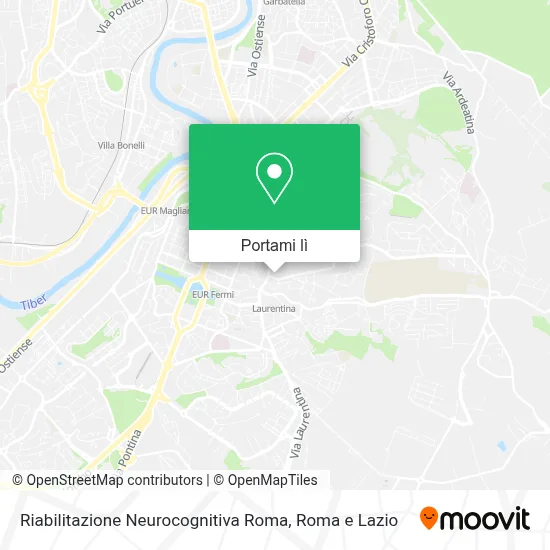 Mappa Riabilitazione Neurocognitiva Roma