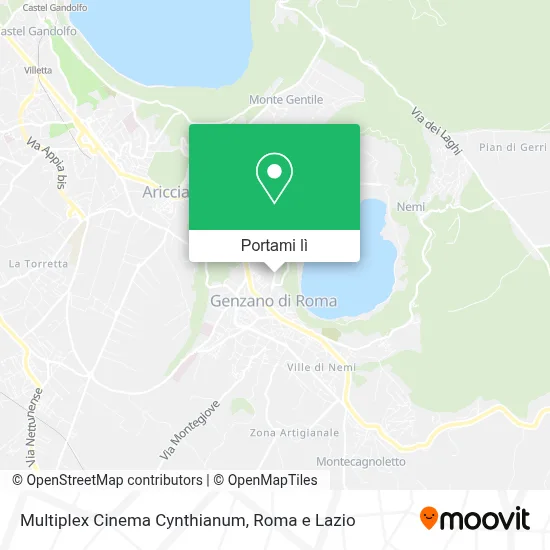 Mappa Multiplex Cinema Cynthianum