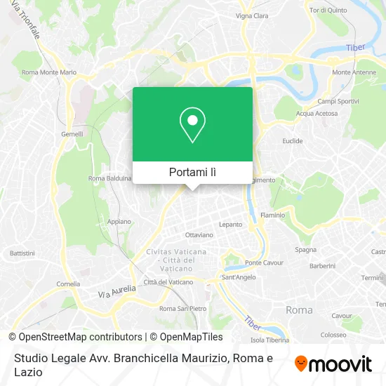 Mappa Studio Legale Avv. Branchicella Maurizio