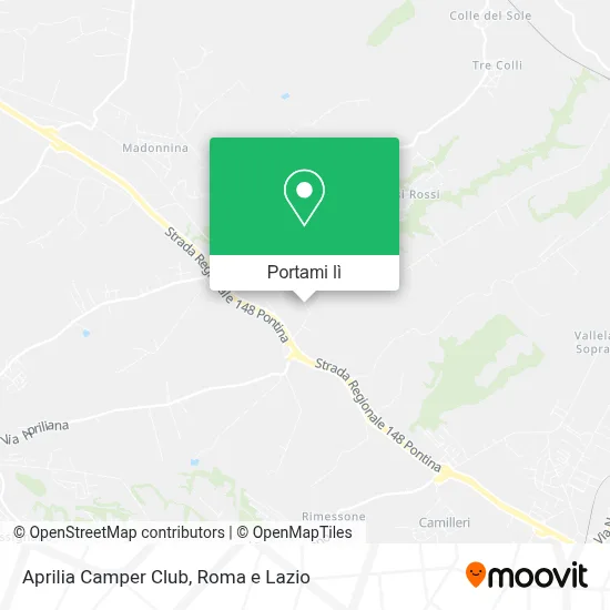 Mappa Aprilia Camper Club
