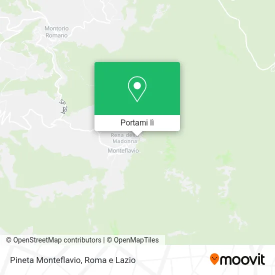 Mappa Pineta Monteflavio
