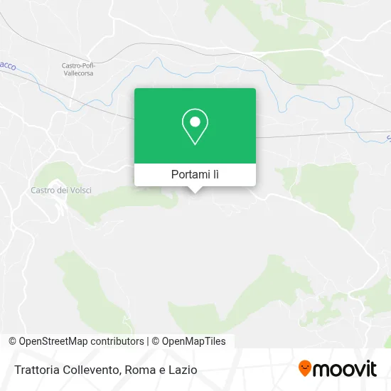 Mappa Trattoria Collevento