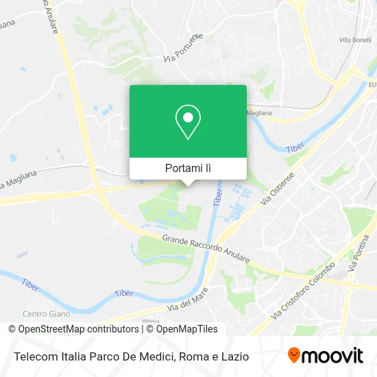 Mappa Telecom Italia Parco De Medici