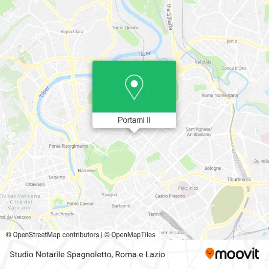 Mappa Studio Notarile Spagnoletto