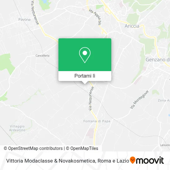 Mappa Vittoria Modaclasse & Novakosmetica